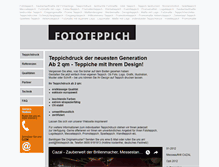 Tablet Screenshot of fototeppich.de